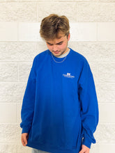 Load image into Gallery viewer, Royal Blue &amp; White Crewneck Sweatshirt
